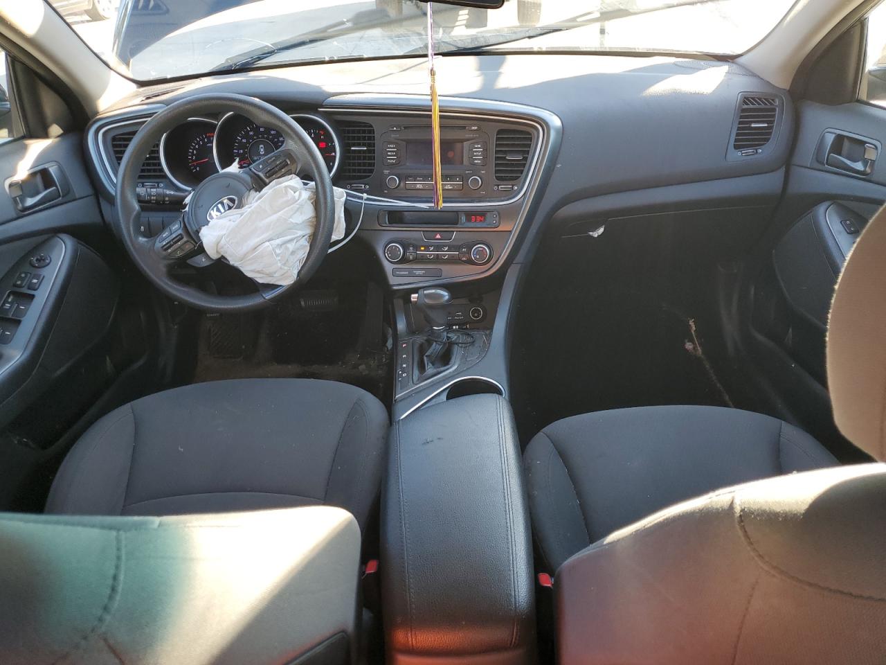 2015 KIA Optima VIN KNAGM4A75F5622723 Copart auction photo, front end damage thumbnail 8
