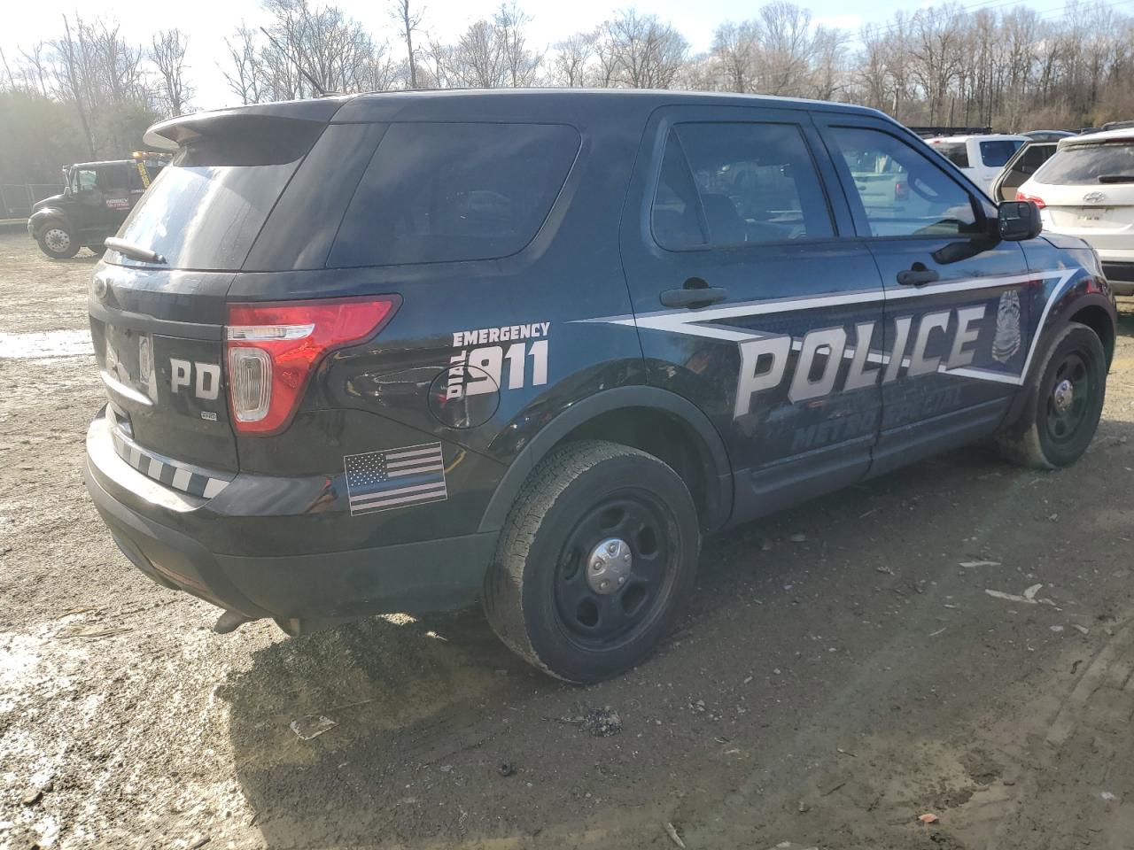 2013 Ford Explorer VIN 1FM5K8ARXDGC40872 Copart auction photo, side damage thumbnail 3