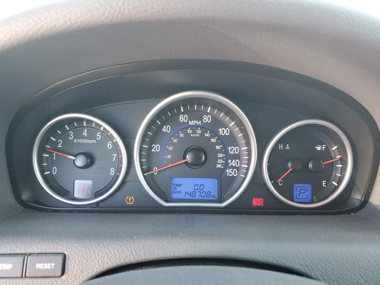2010 Hyundai Veracruz VIN KM8NU4CC9AU108811 Copart auction photo, front end / side damage thumbnail 9