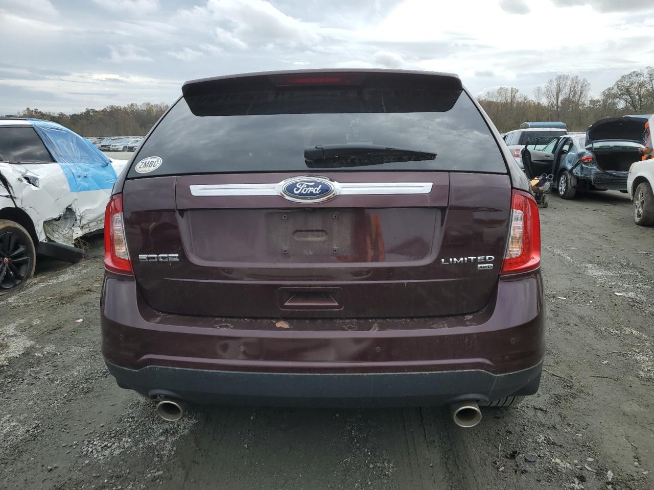 2011 Ford Edge VIN 2FMDK4KC0BBA76275 Copart auction photo, front end / minor dent/scratches damage thumbnail 6