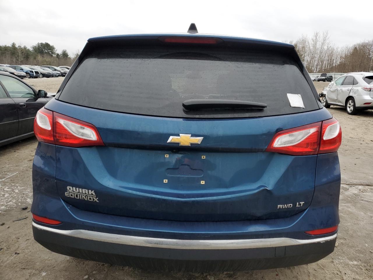 2020 Chevrolet Equinox VIN 2GNAXUEV5L6154279 Copart auction photo, front end / rear end damage thumbnail 6