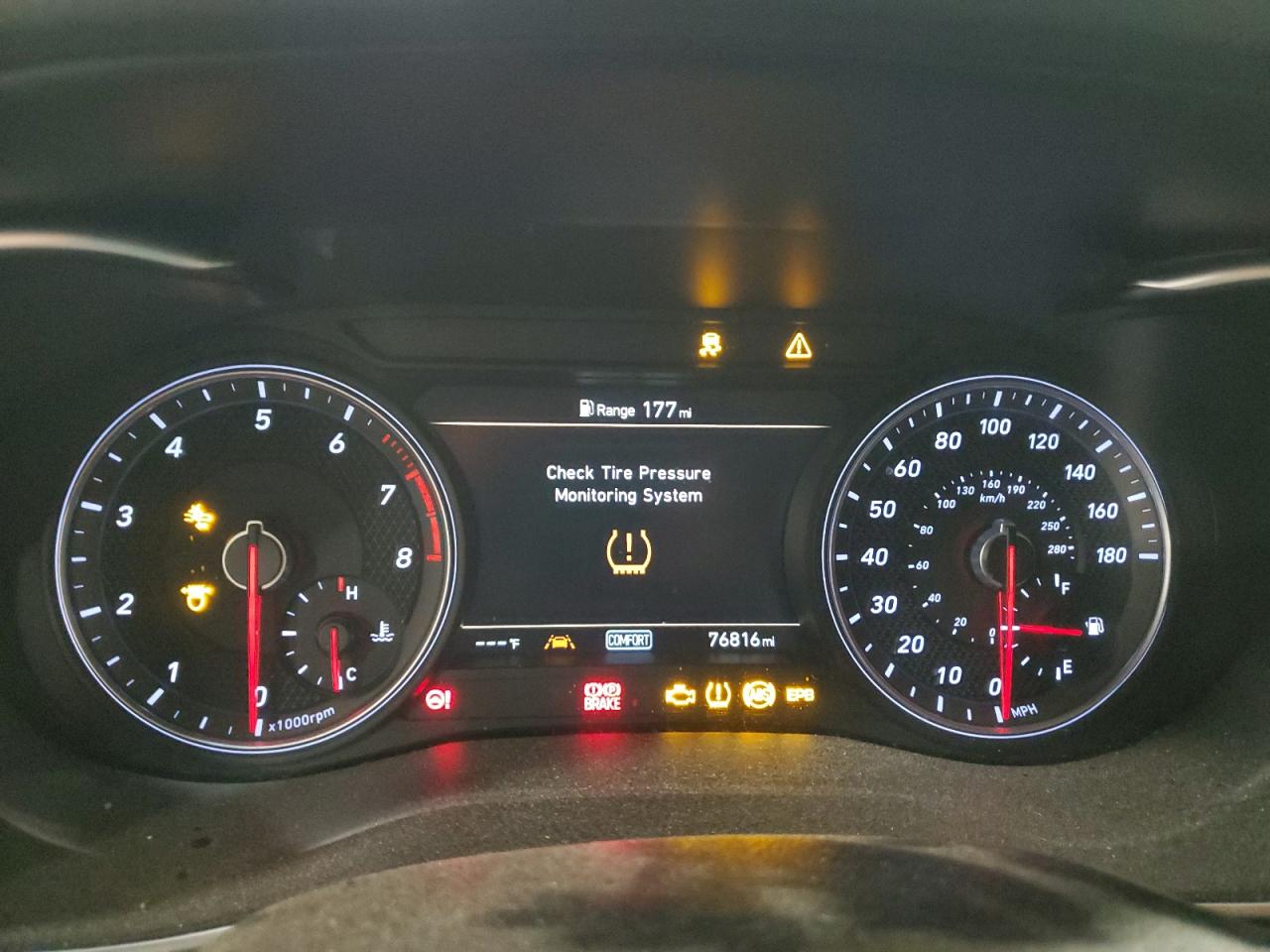 2020 Genesis G70 VIN KMTG44LA6LU055517 Copart auction photo, front end / rear end damage thumbnail 9