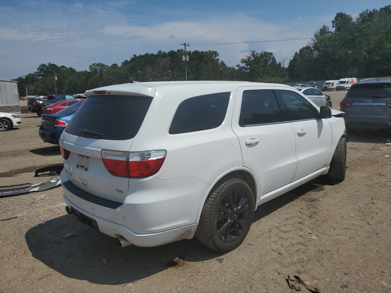 2013 Dodge Durango VIN 1C4SDHCT2DC692557 Copart auction photo, front end damage thumbnail 3