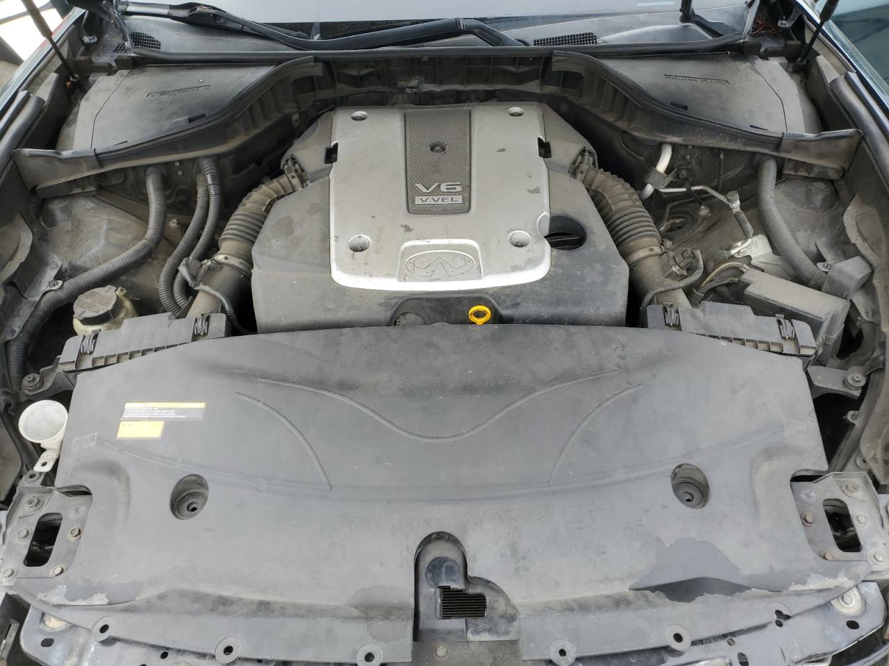 2012 Infiniti M VIN JN1BY1AP1CM335156 Copart auction photo, front end / rear end damage thumbnail 11