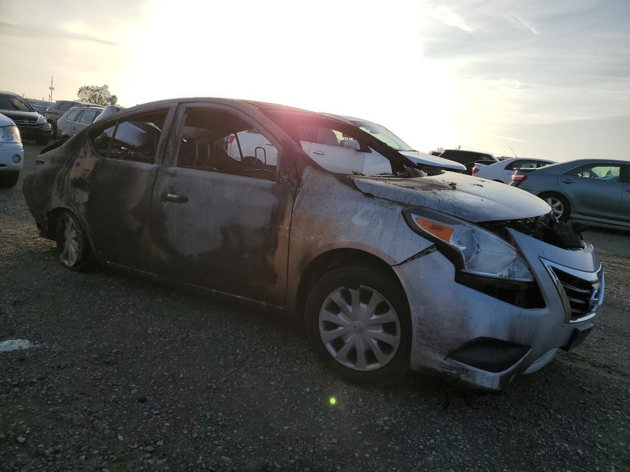 2018 Nissan Versa VIN 3N1CN7AP5JL856341 Copart auction photo, burn - interior / missing/altered vin damage thumbnail 4