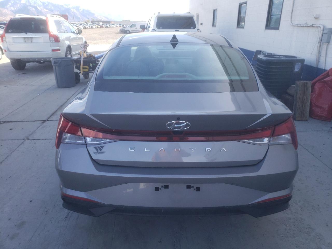 2023 Hyundai Elantra VIN KMHLS4AG9PU496098 Copart auction photo, side / front end damage thumbnail 6