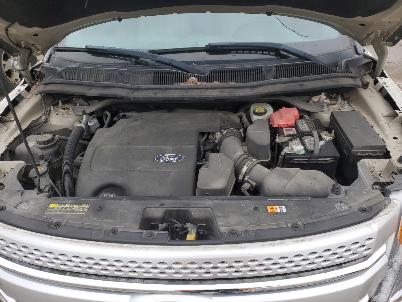 2011 Ford Explorer VIN 1FMHK7D81BGA86981 Copart auction photo, undercarriage / front end damage thumbnail 13