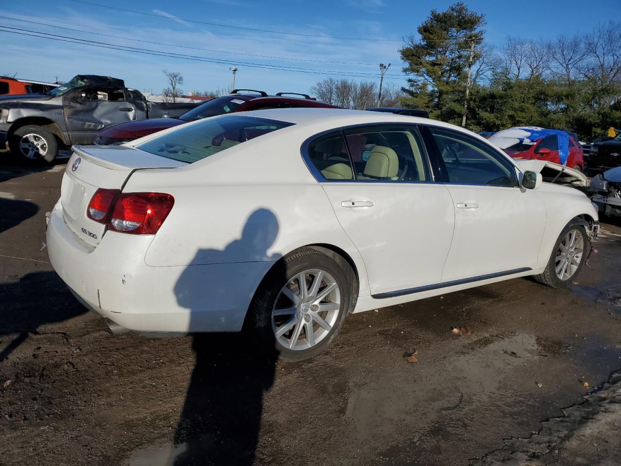 2006 Lexus GS 300 VIN JTHBH96S365025449 Copart auction photo, front end / rear end damage thumbnail 3