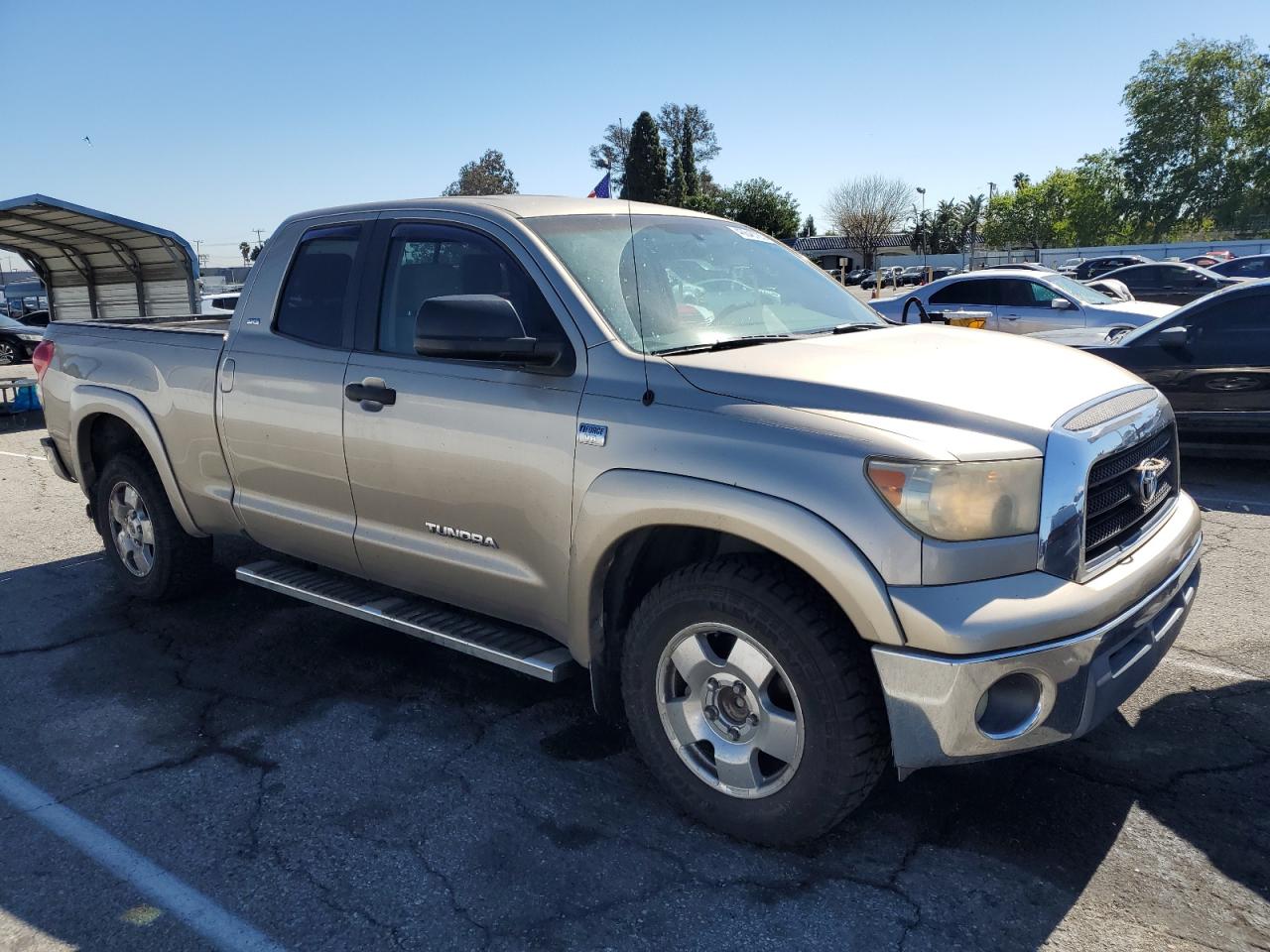 2008 Toyota Tundra VIN 5TFRT54148X017160 Copart auction photo, side / minor dent/scratches damage thumbnail 4