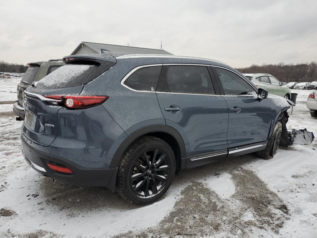 2021 Mazda CX-9 VIN JM3TCBDY8M0534196 Copart auction photo, front end / side damage thumbnail 3