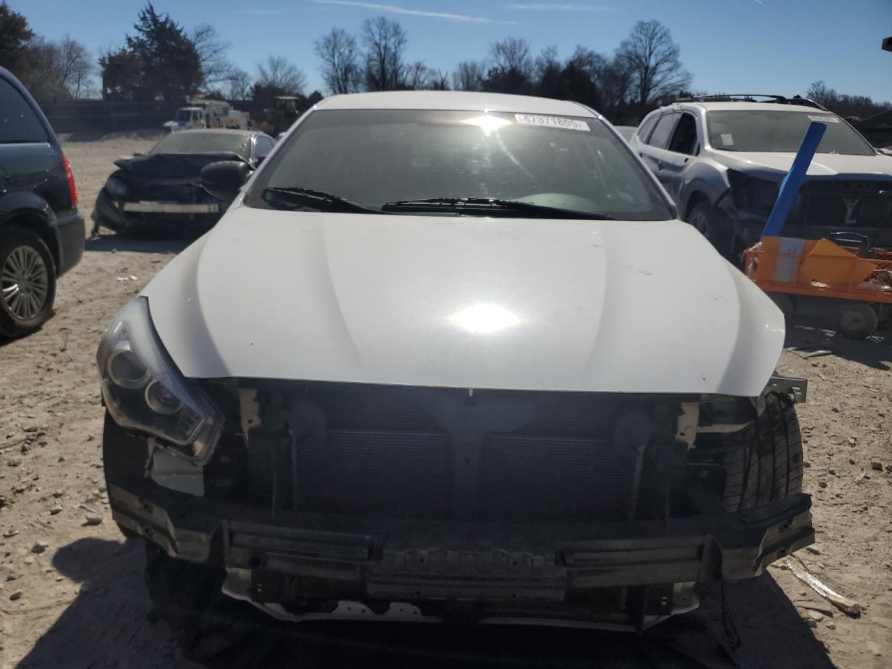 2014 KIA Cadenza VIN KNALN4D72E5144248 Copart auction photo, front end / minor dent/scratches damage thumbnail 5