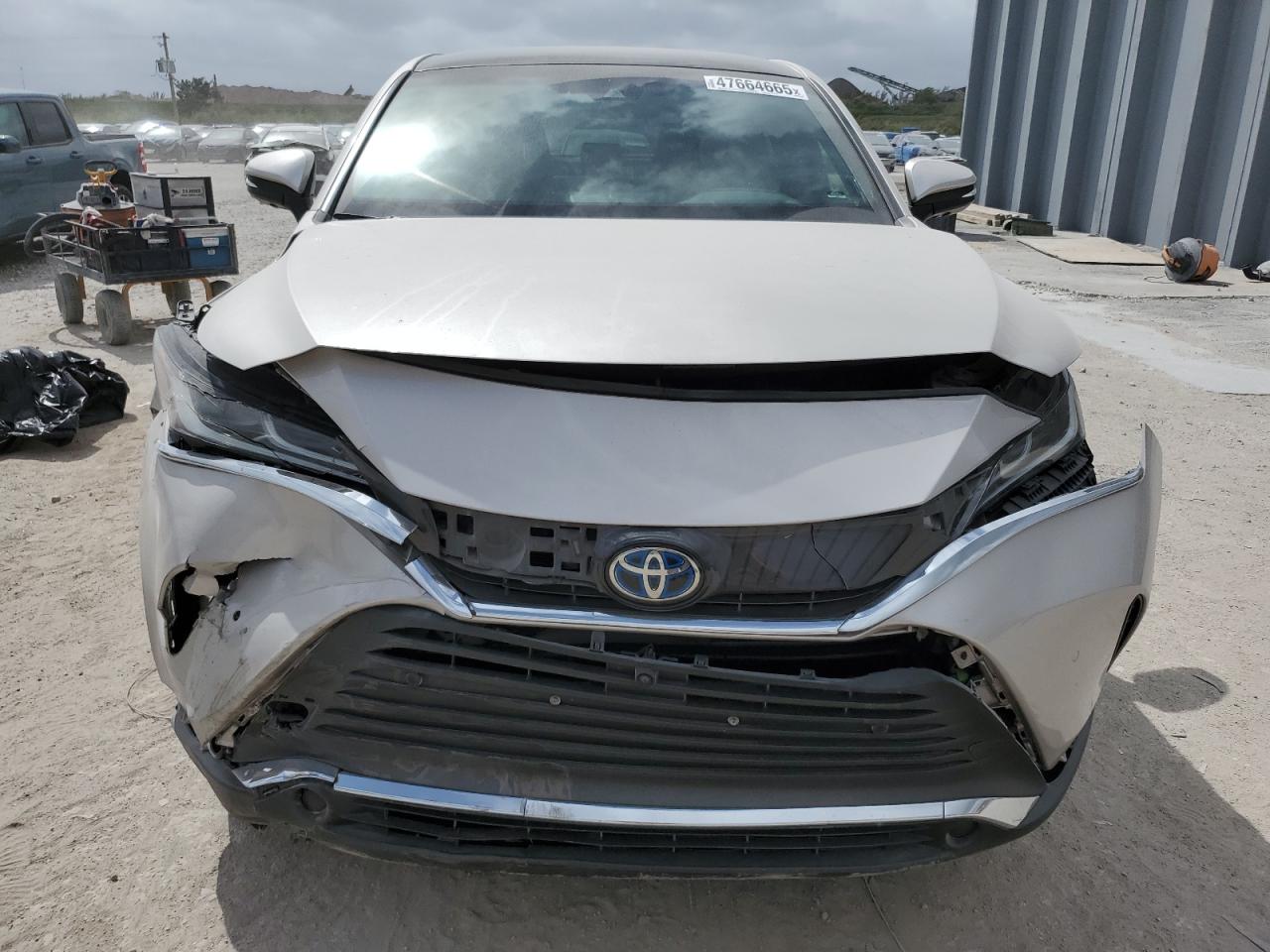 2021 Toyota Venza VIN JTEAAAAH3MJ007242 Copart auction photo, front end / mechanical damage thumbnail 5