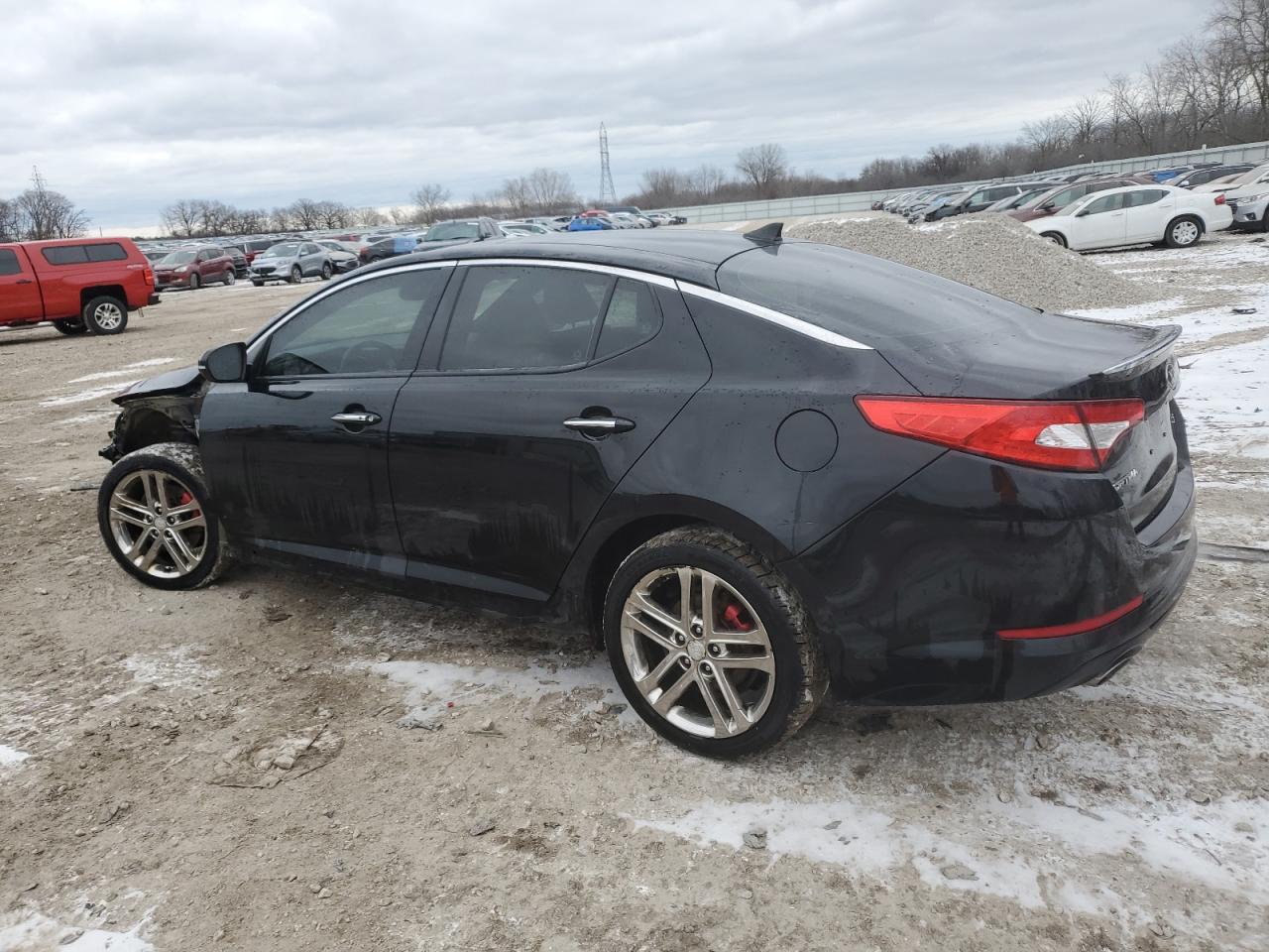 2013 KIA Optima VIN 5XXGR4A64DG118622 Copart auction photo, front end damage thumbnail 2