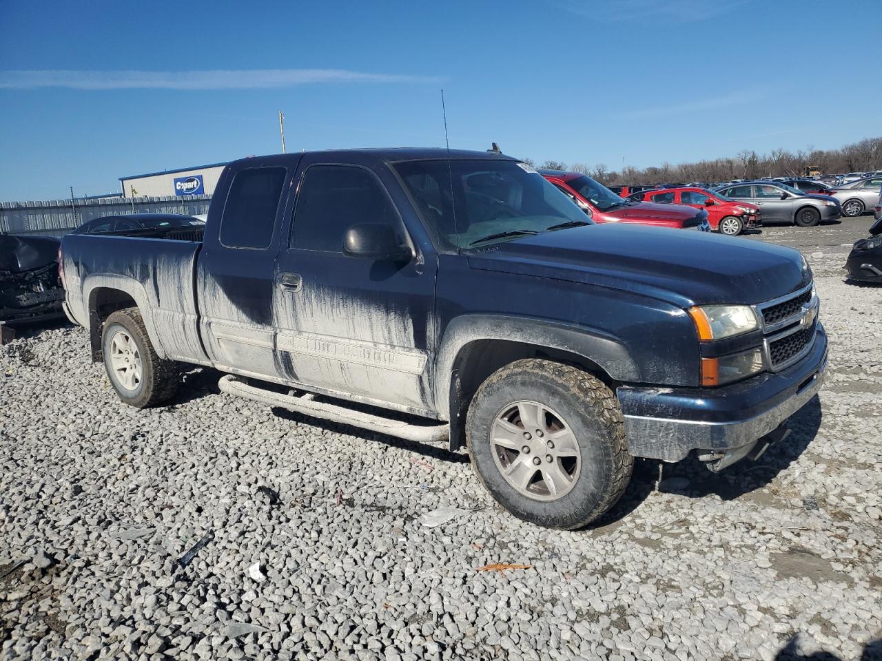 2006 Chevrolet Silverado VIN 1GCEK19Z96Z288743 Copart auction photo, front end damage thumbnail 4