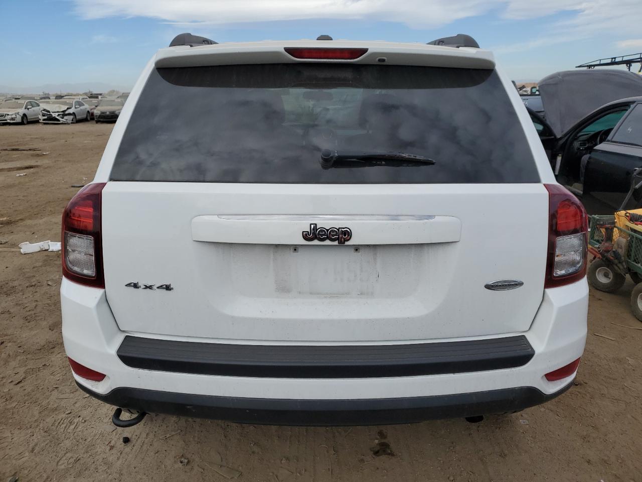2014 Jeep Compass VIN 1C4NJDEB5ED644789 Copart auction photo, undercarriage / side damage thumbnail 6