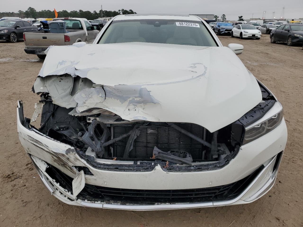 2021 BMW 7er VIN WBA7T2C09MCG32688 Copart auction photo, front end damage thumbnail 5