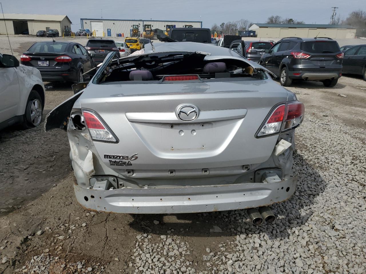 2012 Mazda 6 VIN 1YVHZ8DH1C5M25011 Copart auction photo, rollover damage thumbnail 6