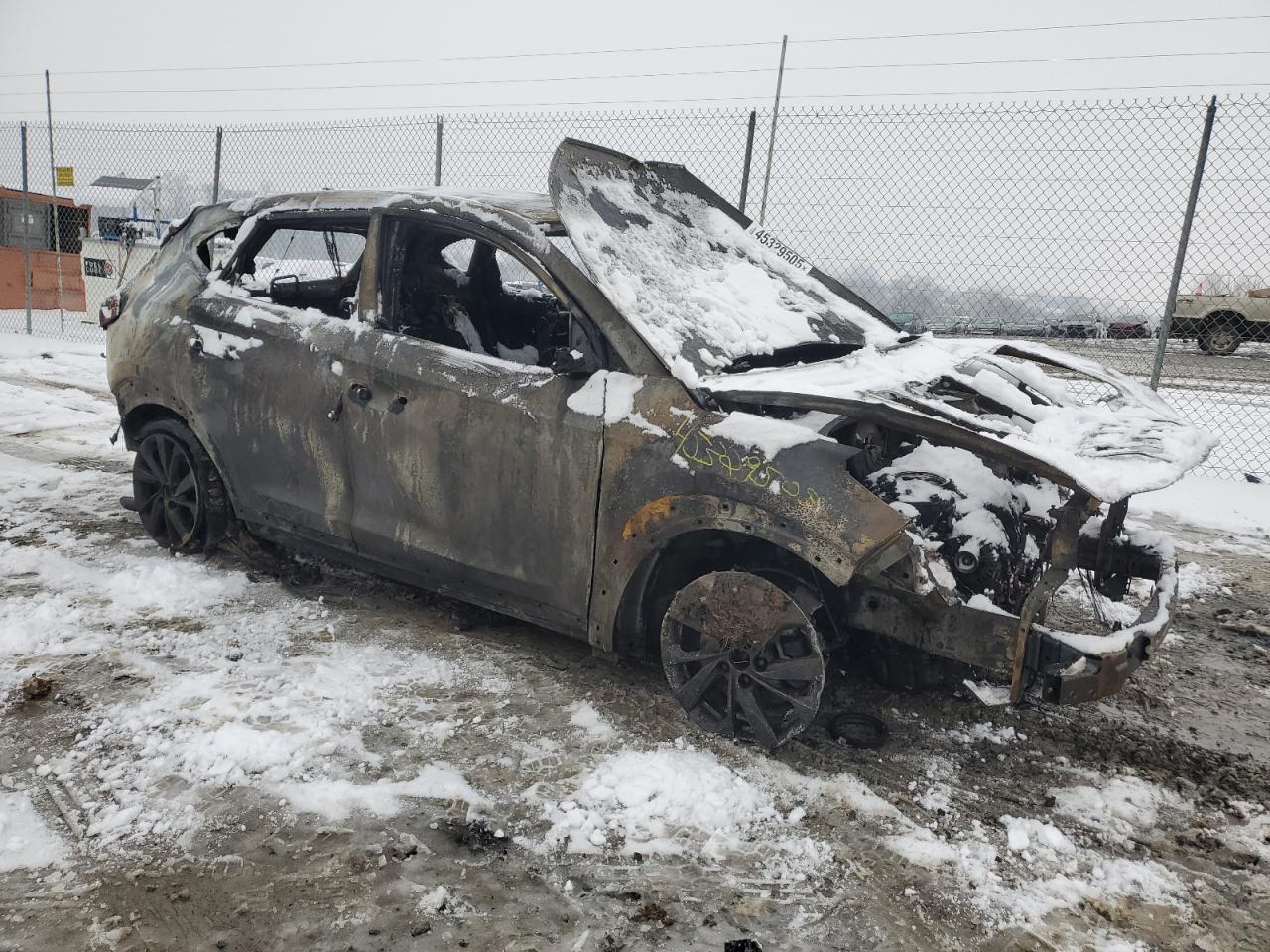 2019 Hyundai Tucson VIN KM8J2CA46KU892098 Copart auction photo, burn damage thumbnail 4