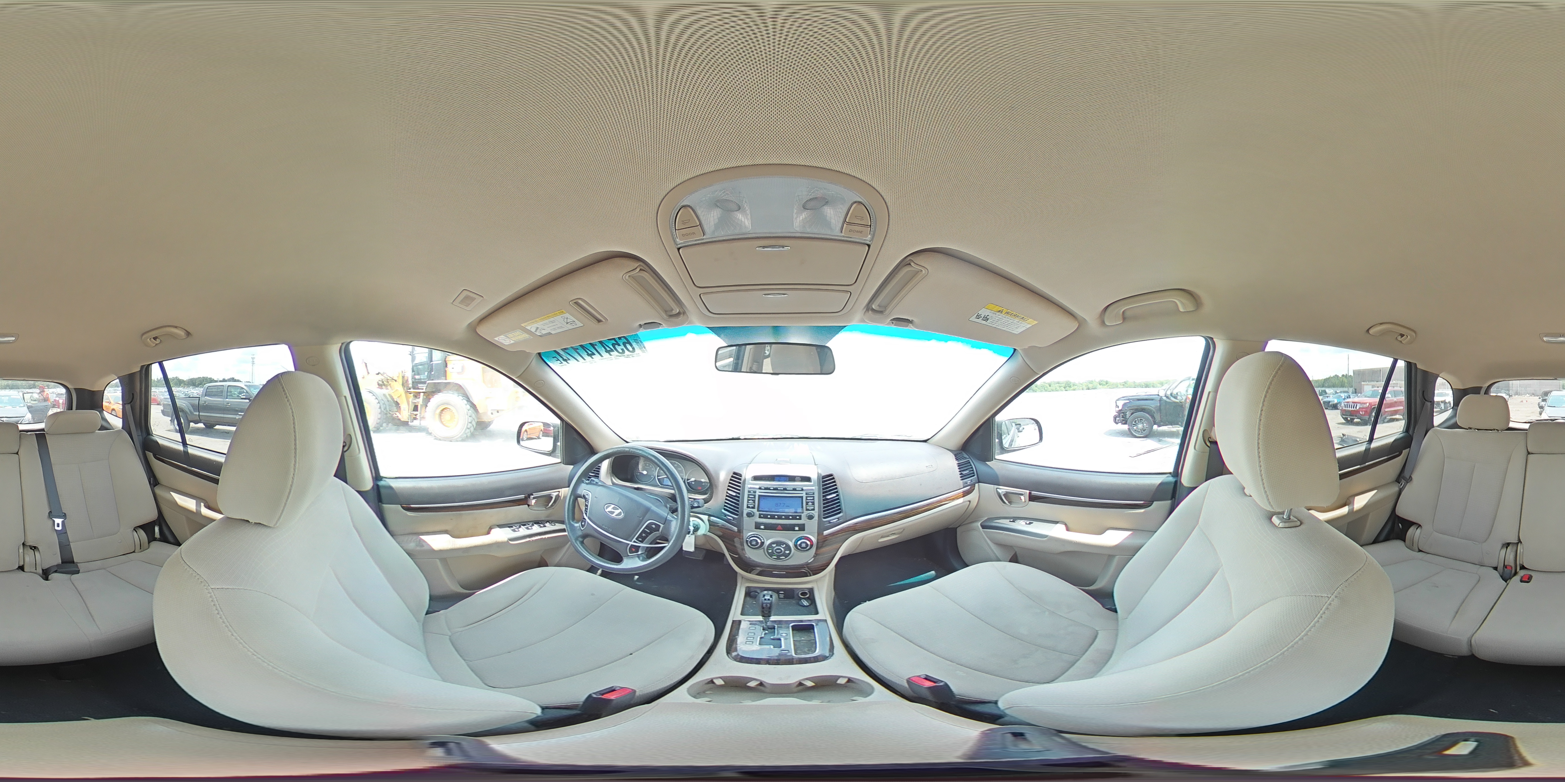2012 Hyundai Santa Fe VIN 5XYZGDAB7CG110391 Copart auction photo, side / rear end damage thumbnail 14