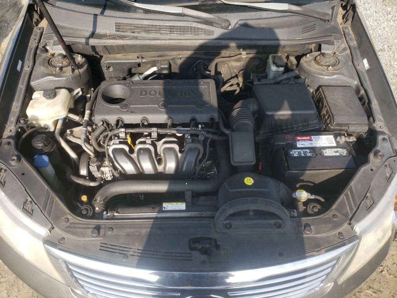 2009 KIA Optima VIN KNAGE228X95348688 Copart auction photo, side / front end damage thumbnail 12