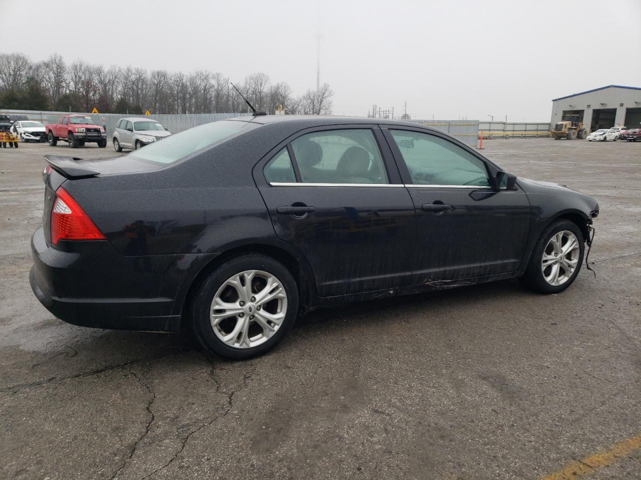 2012 Ford Fusion VIN 3FAHP0HA3CR205575 Copart auction photo, front end / side damage thumbnail 3