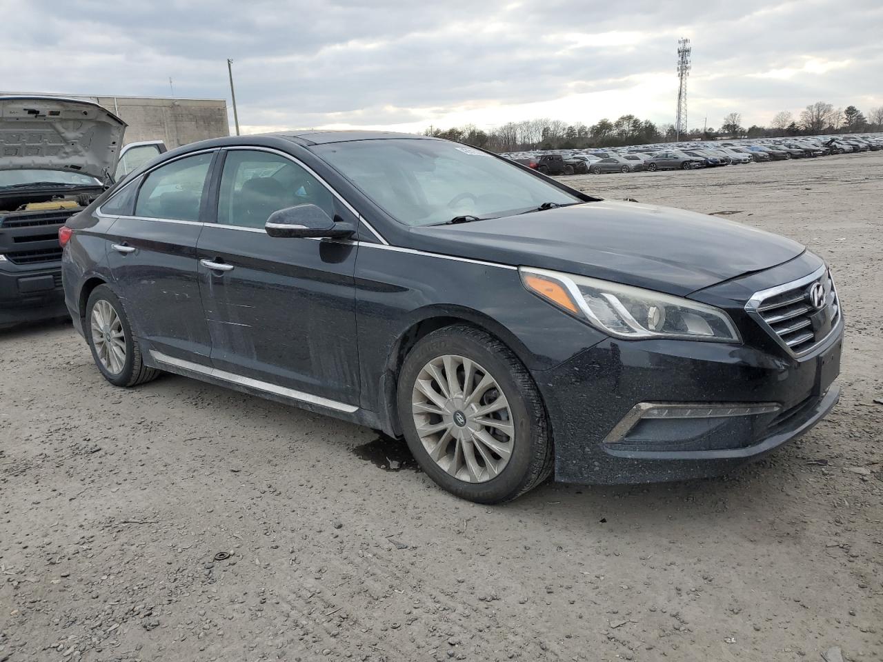 2015 Hyundai Sonata VIN 5NPE34AF7FH043611 Copart auction photo, front end damage thumbnail 4