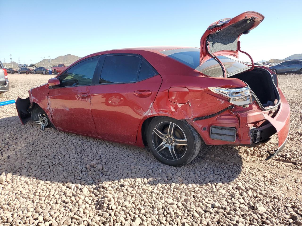 2018 Toyota Corolla VIN 5YFBURHE2JP816328 Copart auction photo, all over damage thumbnail 2