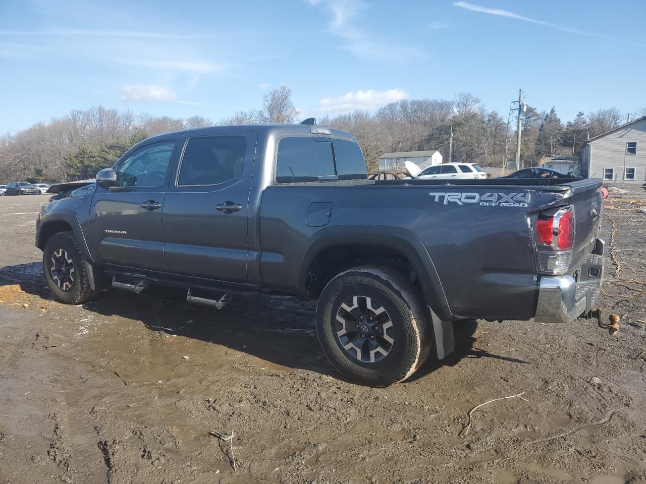 2021 Toyota Tacoma VIN 3TMDZ5BN2MM101606 Copart auction photo, top/roof / side damage thumbnail 2