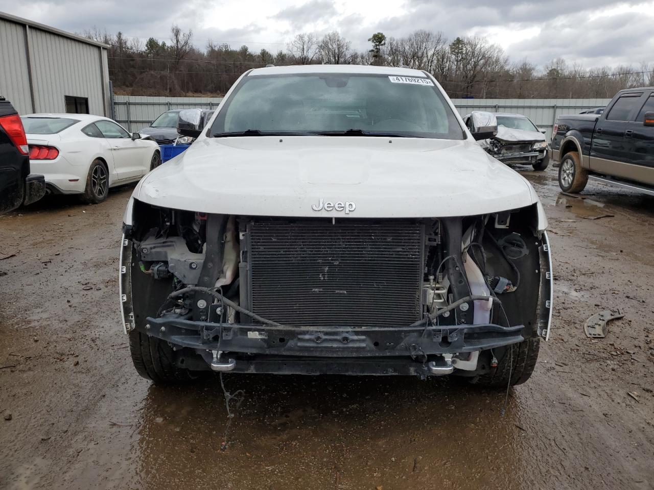 2017 Jeep Grand Cherokee VIN 1C4RJFCT5HC743275 Copart auction photo, front end damage thumbnail 5