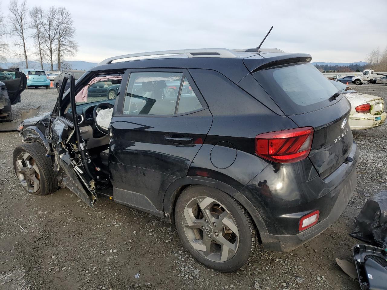2023 Hyundai Venue VIN KMHRC8A31PU262355 Copart auction photo, front end / frame damage damage thumbnail 2