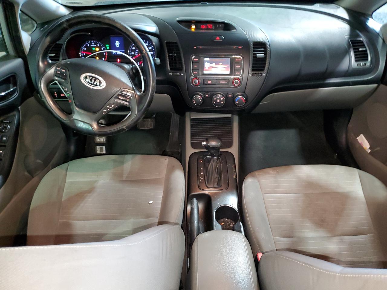 2014 KIA Forte VIN KNAFX4A89E5051098 Copart auction photo, front end / side damage thumbnail 8