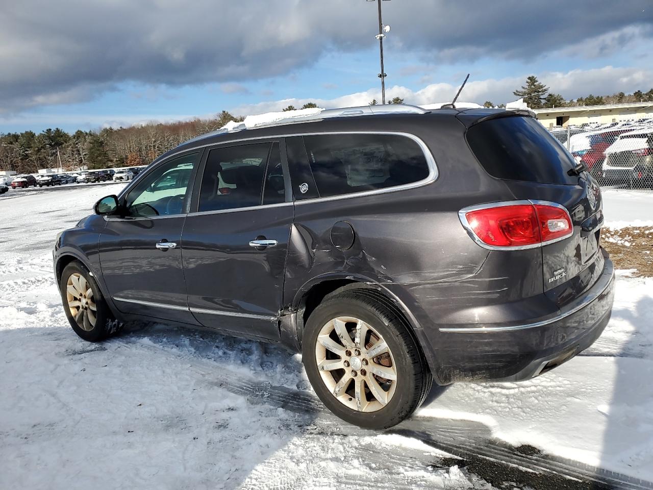 2013 Buick Enclave VIN 5GAKVDKD1DJ112468 Copart auction photo, rear end / side damage thumbnail 2