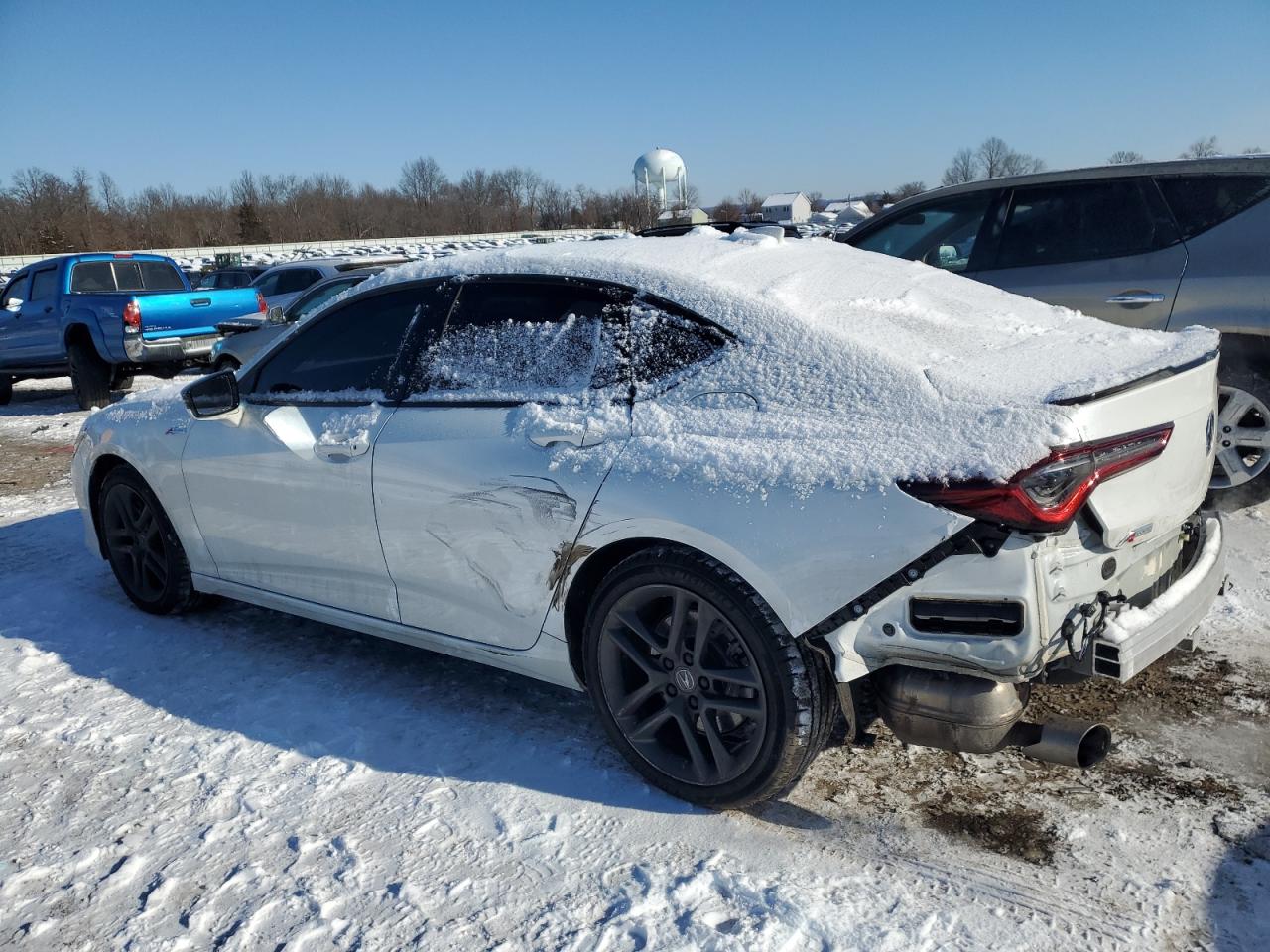 2024 Acura TLX VIN 19UUB6F55RA000943 Copart auction photo, rear end damage thumbnail 2