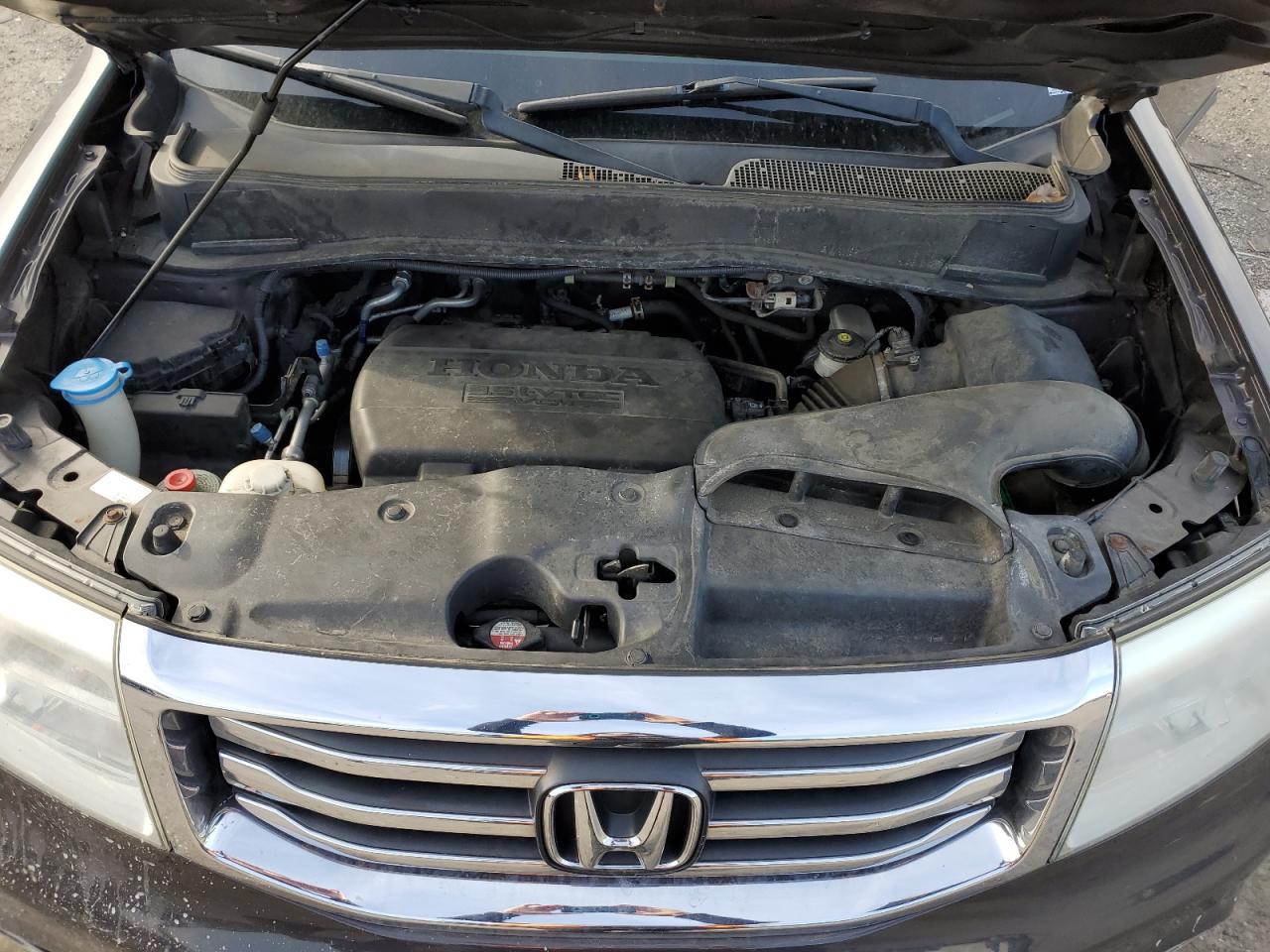 2012 Honda Pilot VIN 5FNYF4H54CB010691 Copart auction photo, all over damage thumbnail 12