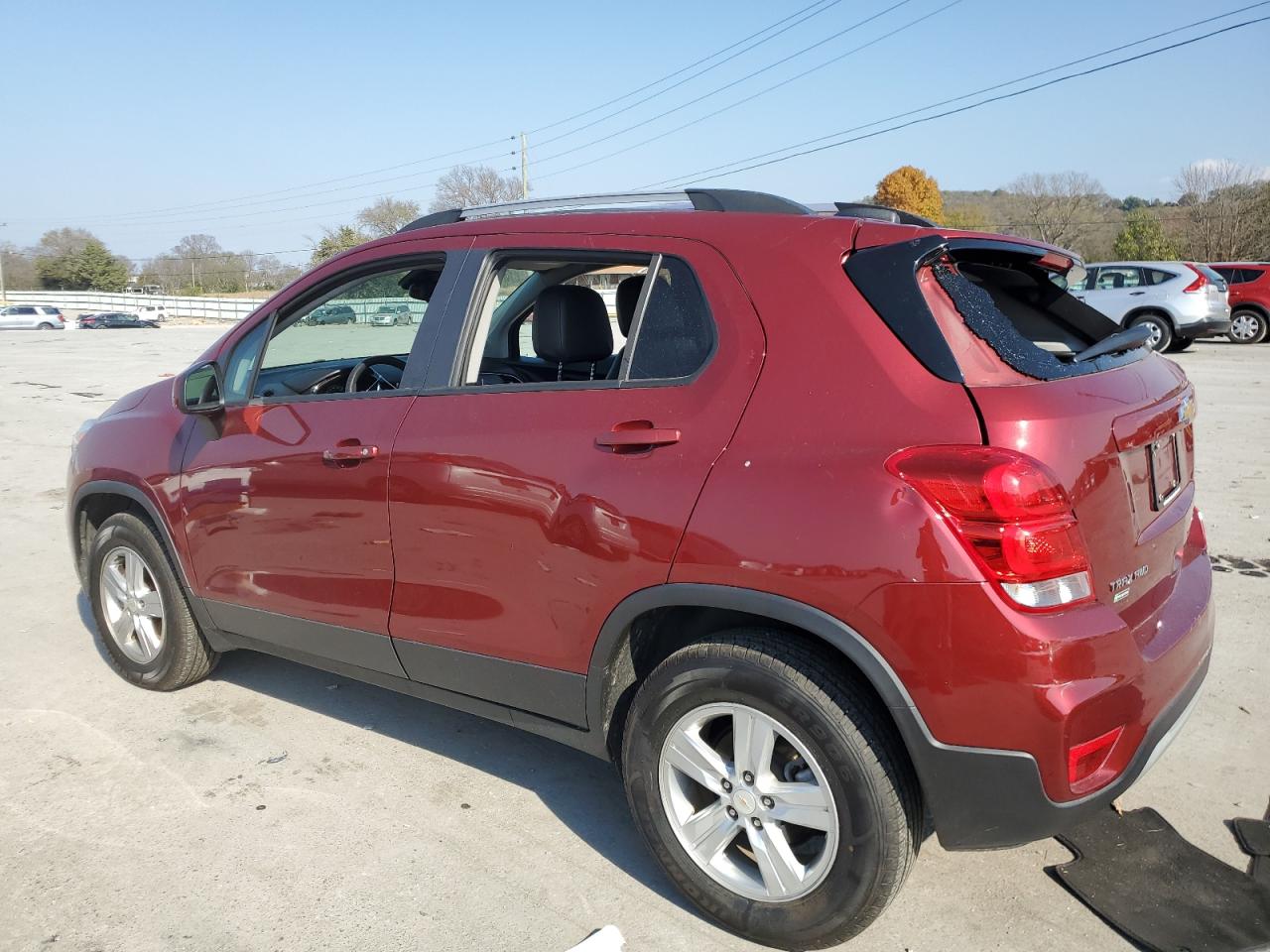 2021 Chevrolet Trax VIN KL7CJPSM6MB363655 Copart auction photo, rear end damage thumbnail 2
