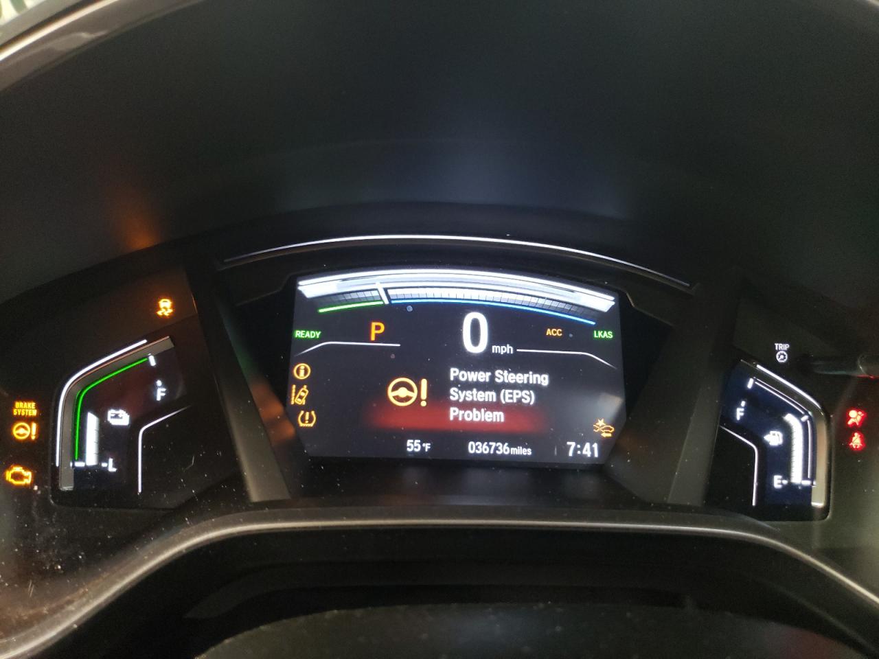 2020 Honda CR-V VIN 7FART6H86LE005323 Copart auction photo, side / rear end damage thumbnail 9