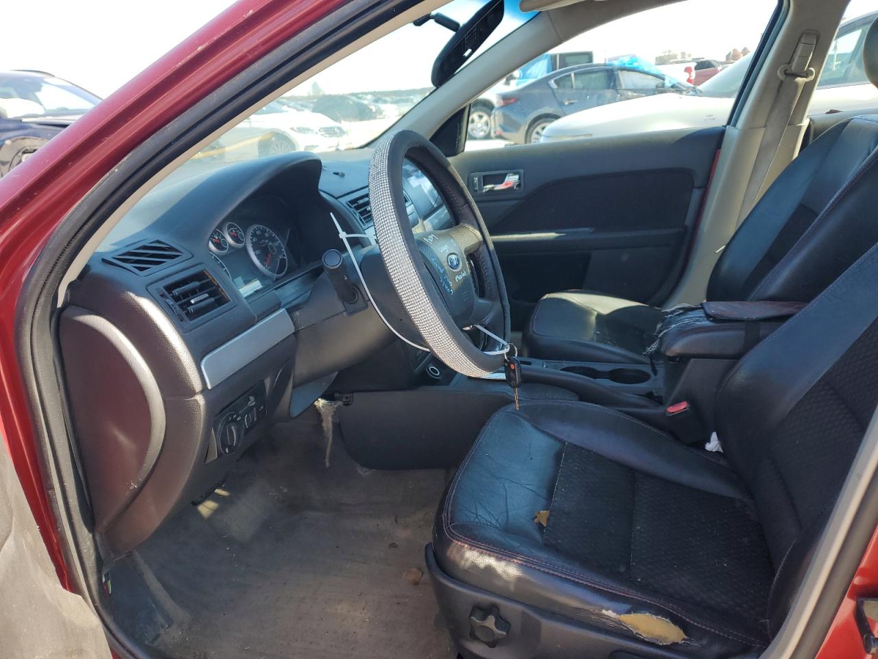 2008 Ford Fusion VIN 3FAHP07Z58R101443 Copart auction photo, side / front end damage thumbnail 7
