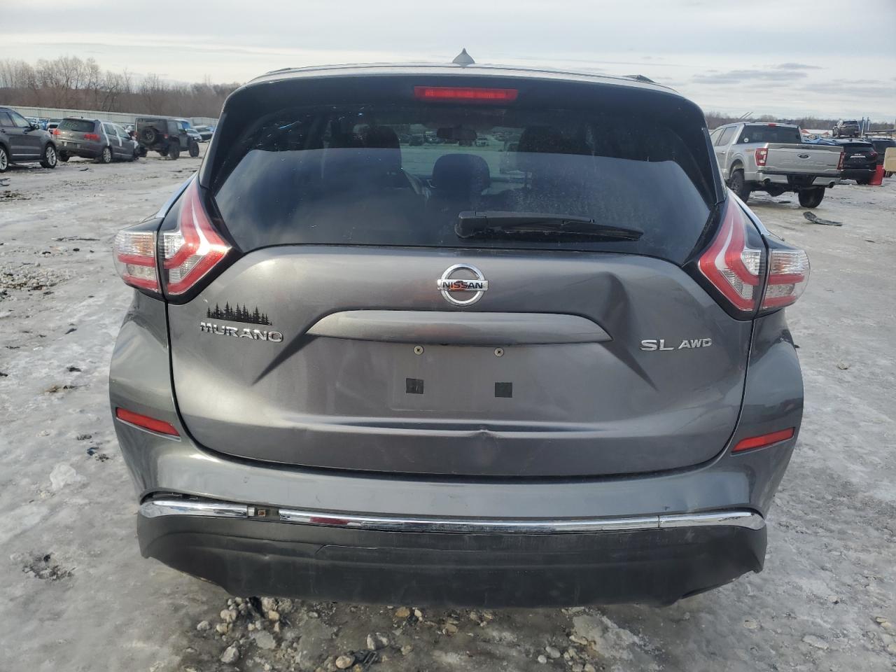 2015 Nissan Murano VIN 5N1AZ2MH4FN204460 Copart auction photo, rear end damage thumbnail 6