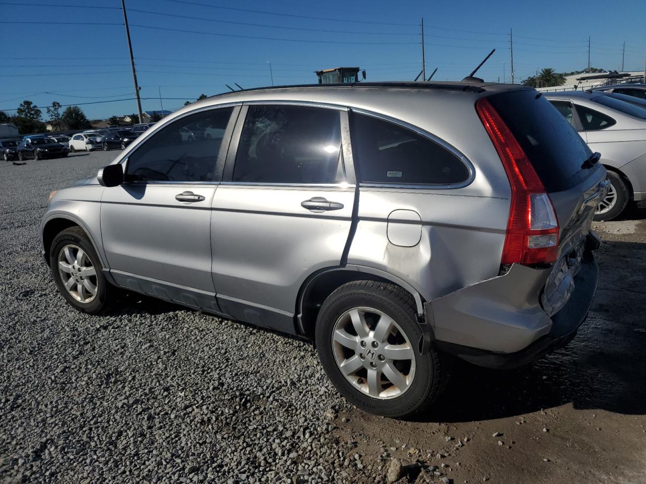 2007 Honda CR-V VIN JHLRE38797C044635 Copart auction photo, rear end damage thumbnail 2