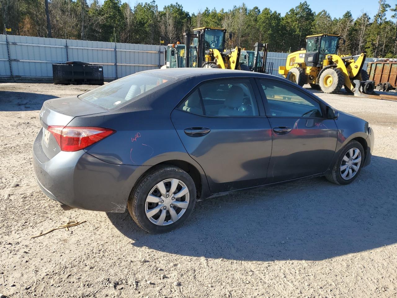 2017 Toyota Corolla VIN 2T1BURHE6HC950818 Copart auction photo, side / front end damage thumbnail 3