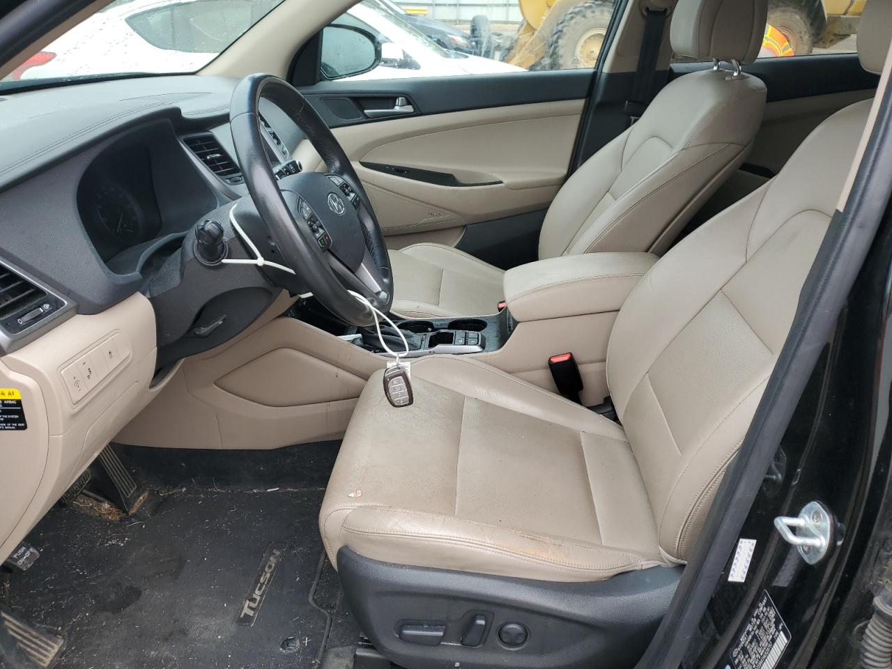 2017 Hyundai Tucson VIN KM8J33A41HU528757 Copart auction photo, front end damage thumbnail 7