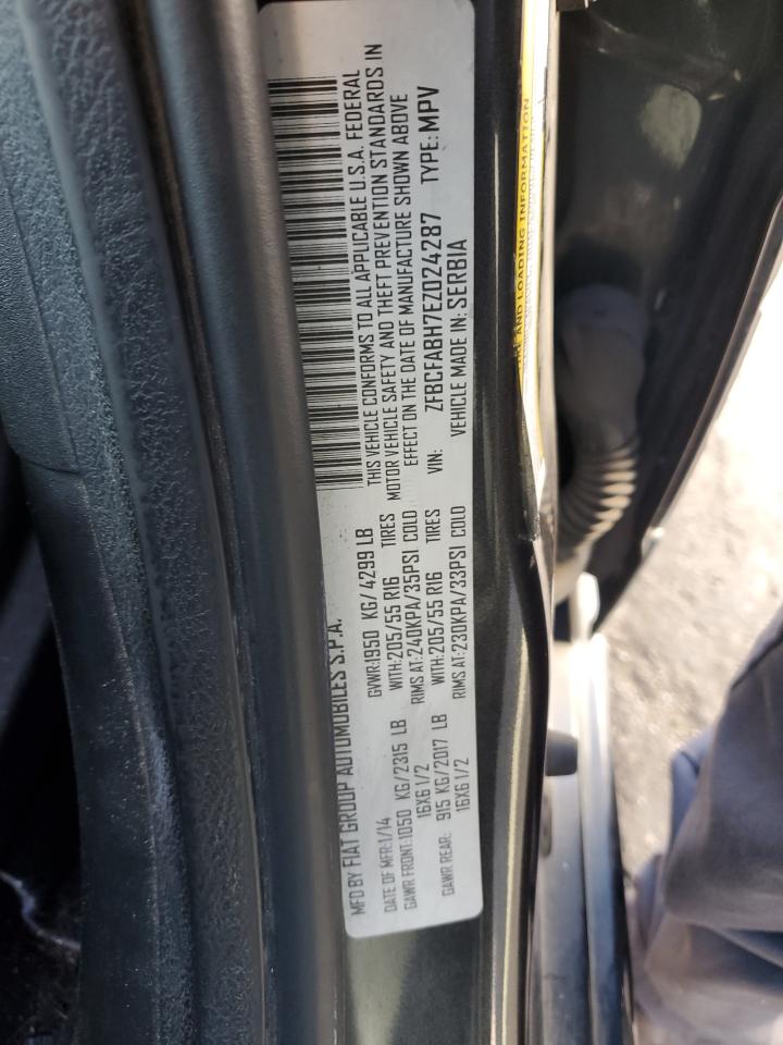 2014 Fiat 500 VIN ZFBCFABH7EZ024287 Copart auction photo, mechanical / front end damage thumbnail 12