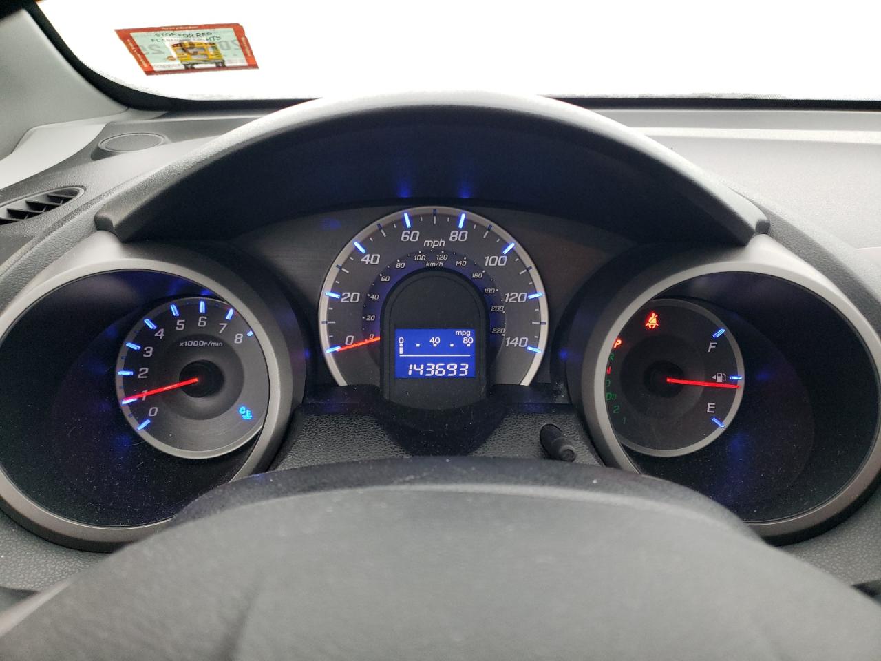2010 Honda Fit VIN JHMGE8H29AS013287 Copart auction photo, front end damage thumbnail 9