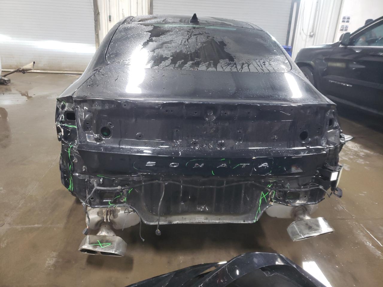 2021 Hyundai Sonata VIN 5NPEK4JC6MH114058 Copart auction photo, front end / rear end damage thumbnail 6