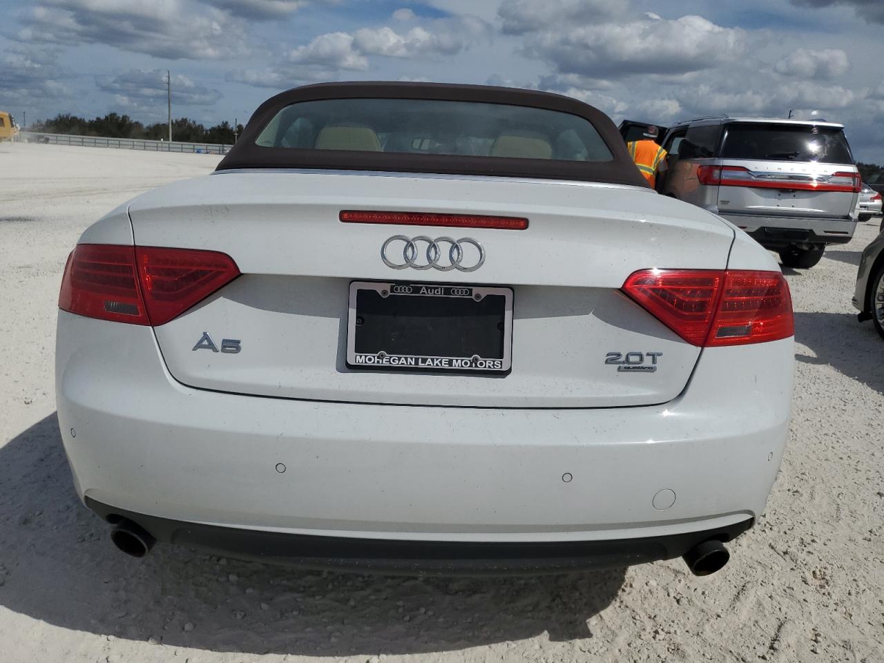 2014 Audi A5 VIN WAULFAFHXEN011111 Copart auction photo, water/flood damage thumbnail 6
