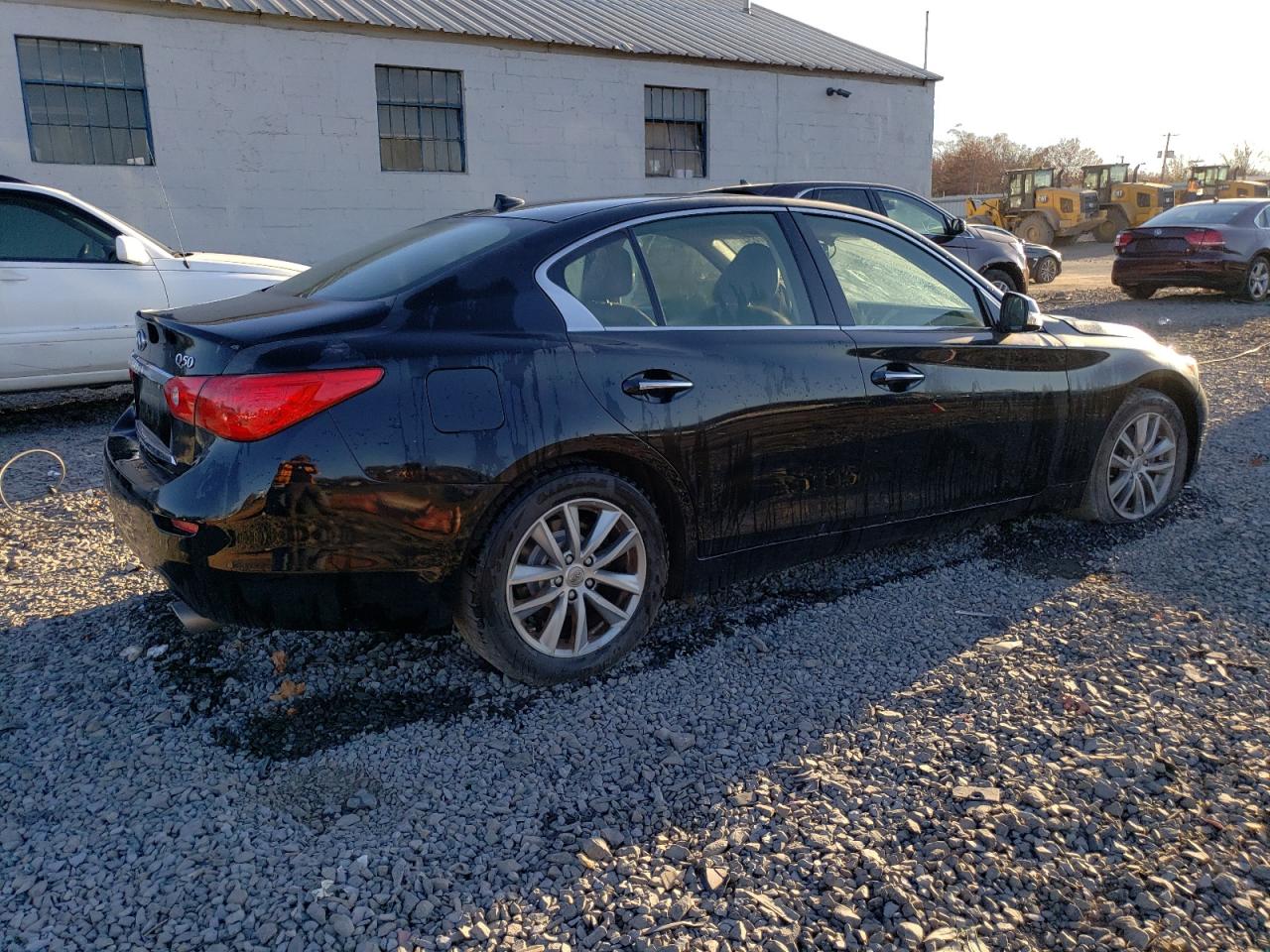 2017 Infiniti Q50 VIN JN1EV7AR9HM835194 Copart auction photo, front end damage thumbnail 3