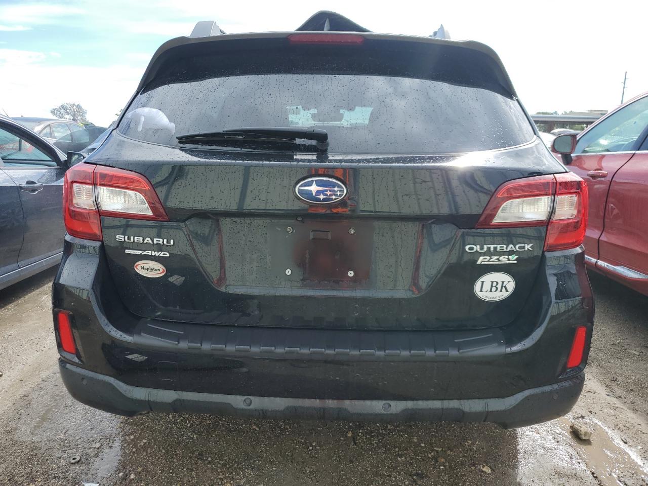 2017 Subaru Outback VIN 4S4BSANC7H3214100 Copart auction photo, water/flood damage thumbnail 6