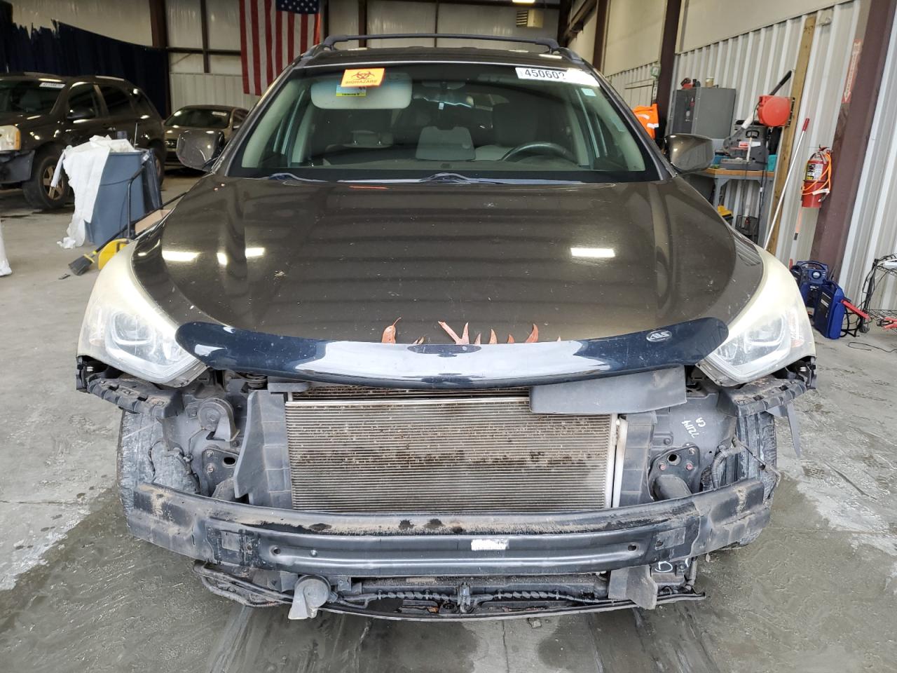 2014 Hyundai Santa Fe VIN 5XYZUDLB5EG215763 Copart auction photo, front end damage thumbnail 5