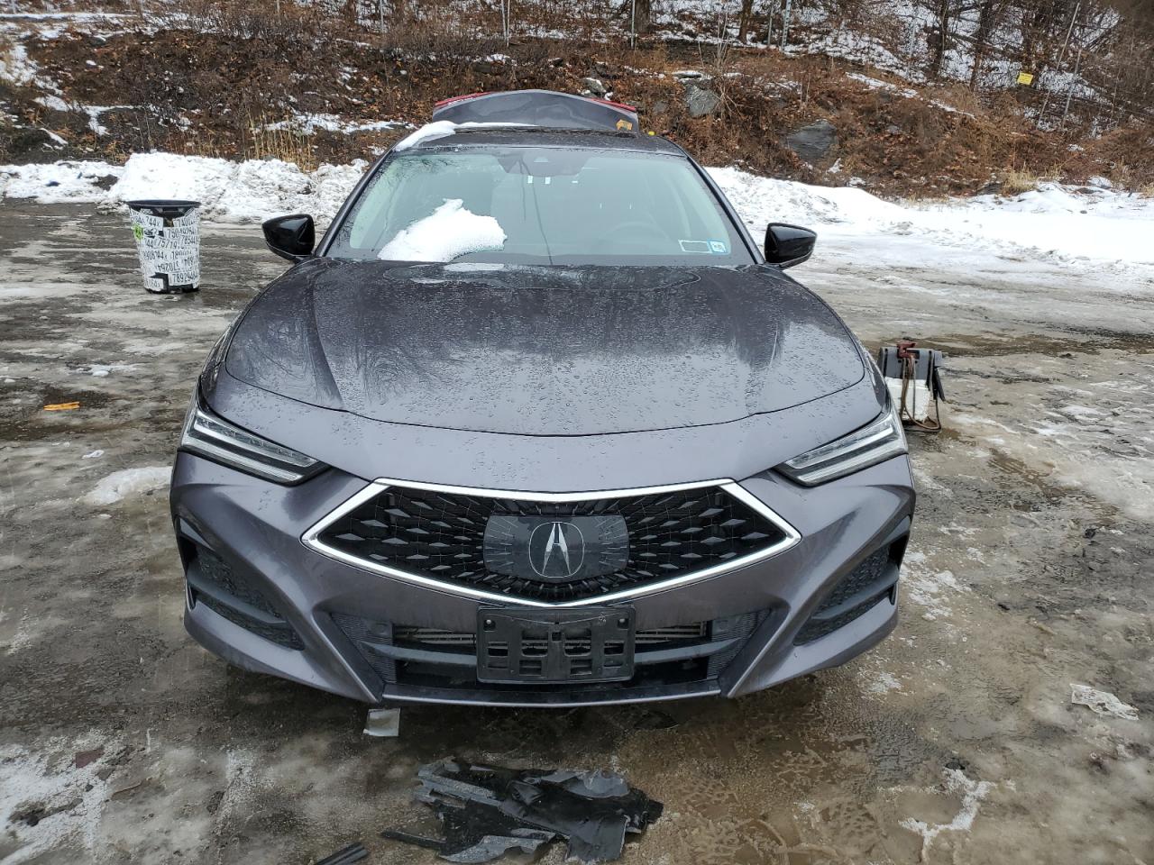2021 Acura TLX VIN 19UUB6F48MA001374 Copart auction photo, rear end damage thumbnail 5