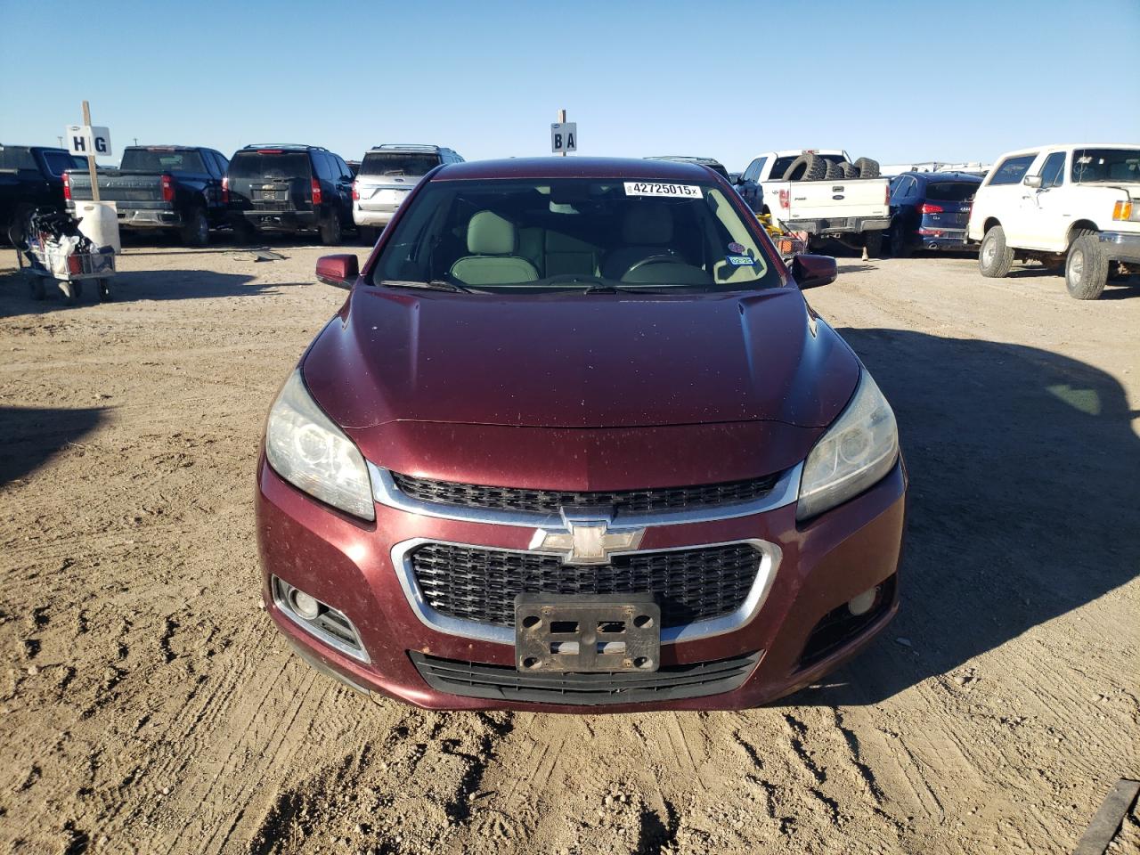 2015 Chevrolet Malibu VIN 1G11F5SL2FF227938 Copart auction photo, hail / minor dent/scratches damage thumbnail 5